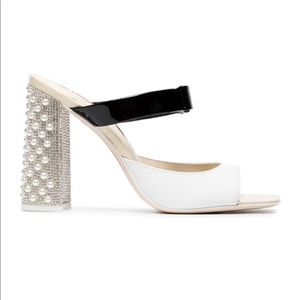 SOPHIA WEBSTER Andie 100 Leather Mules 37